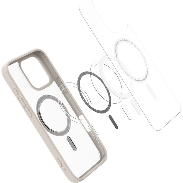 Spigen Ultra Hybrid MagSafe kryt iPhone 16 Pro Max frost natural titanium - Puzdra - Obrázok 35def1db3a7d4882b408ffd16138d63f