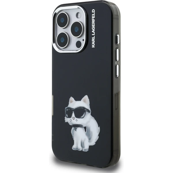 Karl Lagerfeld IML Aquarelle Chúpette kryt iPhone 16 Pre čierny - Puzdra - Obrázok 35fe4dd9806245f58a18008897519549