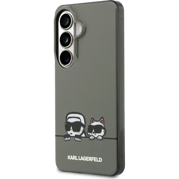 Karl Lagerfeld IML K&CH Peekaboo Logo Magnetický kryt Samsung Galaxy S26 čierny - Puzdra - Obrázok 3602c83aa79a40efbc28d69f386474f1