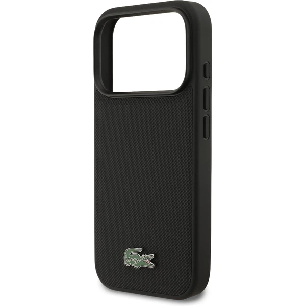 Lacoste Iconic Petit Pique MagSafe kryt + peňaženka iPhone 17 Pro čierny - Puzdra - Obrázok 36061d9efbd048ef94f1550d26e575ad