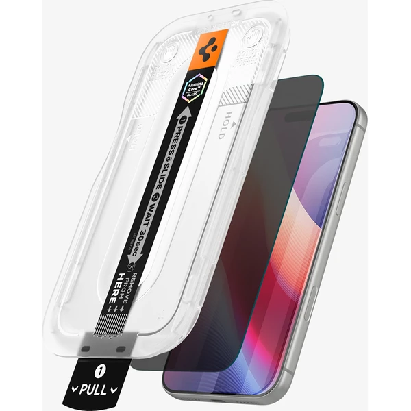 Spigen Glass tR EZ Fit Pro HD (Privacy) 2 balenie tvrdené sklo iPhone 18 Pro - Ochranné fólie a sklo - Obrázok 362a1779e459445ca1b2aee8b381017a