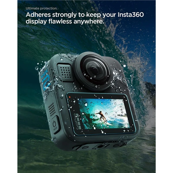 Spigen Glass tR Slim tvrdené sklo 2 balenie GoPro MAX 2 - Ochranné fólie a sklo - Obrázok 3640927d79664af9b8b4fa0130eb588d