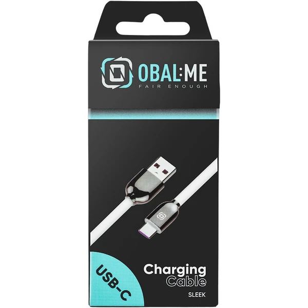 OBAL:ME Elegantný napájací kábel USB-A/USB-C 18W 1m biely - Káble a redukcie - Obrázok 364c4e1a516643dda9c1c09481dd3b0a