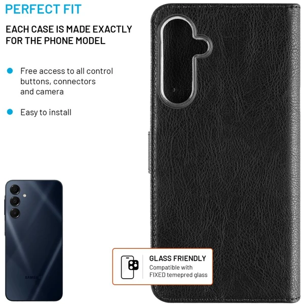 FIXED Opus púzdro Samsung Galaxy A16 4G/5G čierne - Puzdra - Obrázok 366a3742b5c949609d7489096fefab64