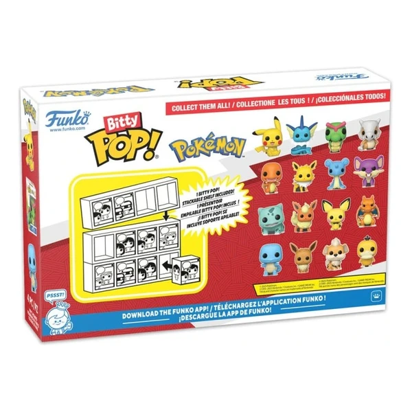 Funko Bitty POP! #504 Pokemon - Squirtle 4-pack - Funko POP! - Obrázok 367G000K01