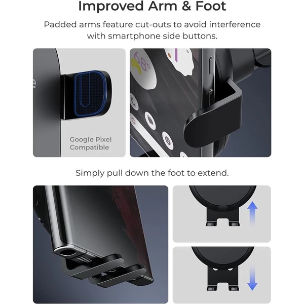 iOttie AutoSense 2 Wireless Air Vent Mount držiak do auta s nabíjaním čierny - Držiaky - Obrázok 367cdfbab1514fc68d840ffd19a1b222