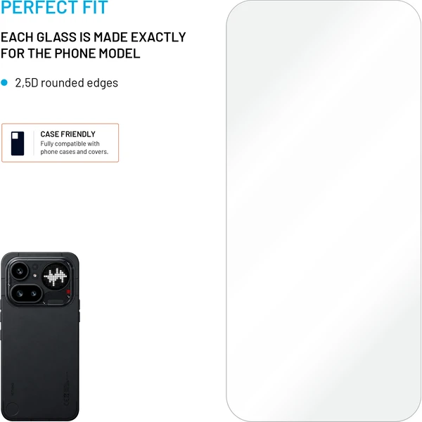 FIXED 2,5D tvrdené sklo Nothing Phone (4a) Pro, 2 ks priehľadné - Ochranné fólie a sklo - Obrázok 3683a04ca8824681a56213591dcce65f