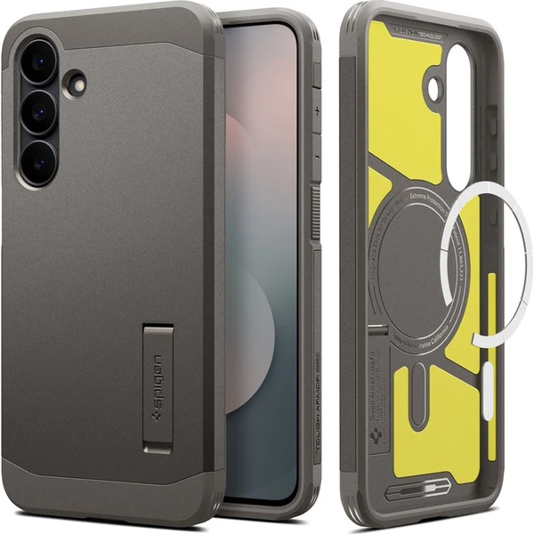 Spigen Tough Armor MagSafe kryt Samsung Galaxy S25 FE tmavosivé - Puzdra - Hlavný obrázok