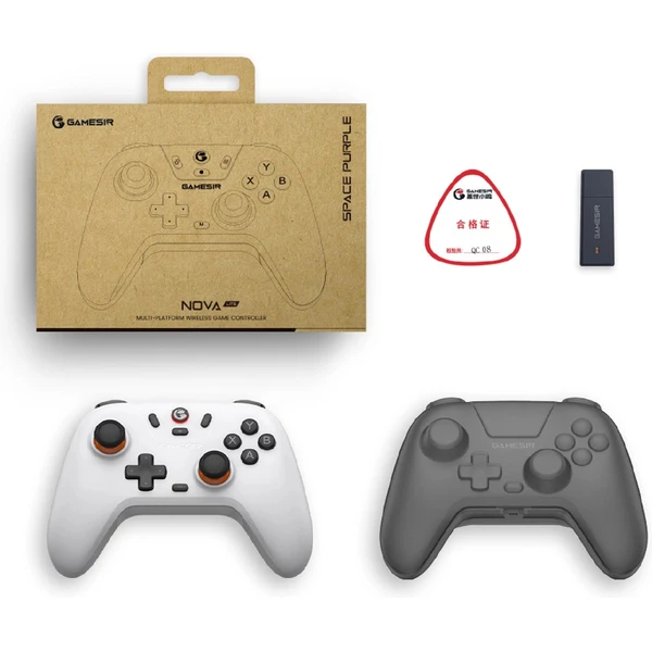 GameSir Nova Lite multiplatformný herný ovládač biely (PC/Switch/mobile) - Herné ovládače - Obrázok 3696000J01