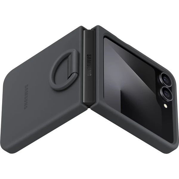 Samsung Silicone ryt s krúžkom pre Galaxy Z Flip7 FE čierny - Puzdra - Obrázok 36997528ca1c48c2aa4d1e1acc7c95dc