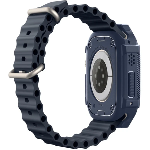 Spigen Rugged Armor kryt Apple Watch Ultra 3/2/1 (49mm) modrý - Puzdra - Obrázok 36A1000P01