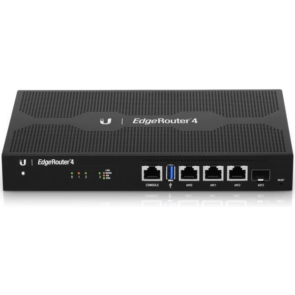 Ubiquiti Edge 4 router čierny - Wi-Fi routery - Obrázok 36NM100501