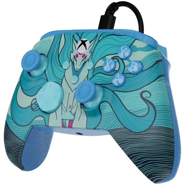 Turtle Beach herný ovládač Rematch Advanced P-Glow Blue Kitsune (XBOX/PC) - Herné ovládače - Obrázok 36QH000K01