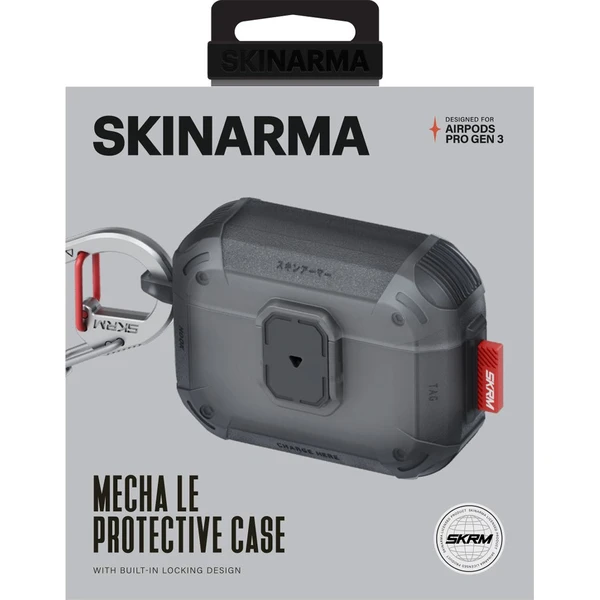 SKINARMA Mecha LE (Lock Edition) puzdro AirPods Pro 3 dymové - Puzdra - Obrázok 36dc3a1f337c4e0d9dbfa1ce4af4c7ba