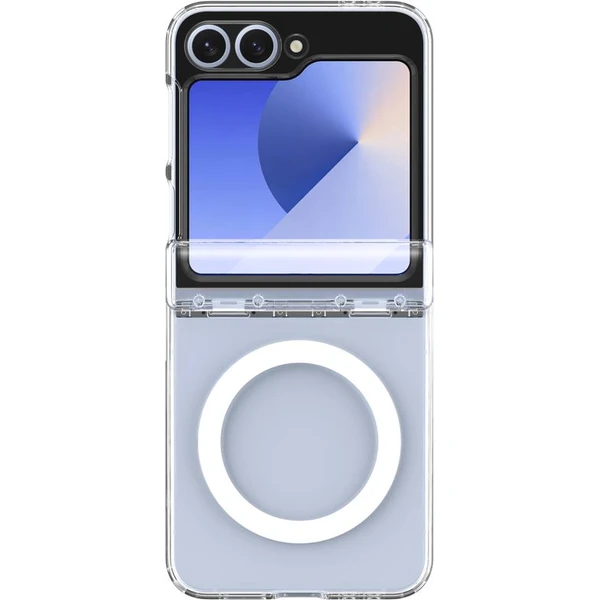 Spigen Ultra Hybrid Pre MagSafe kryt Samsung Galaxy Z Flip7 FE/Flip6 číry/biely - Puzdra - Obrázok 36ddb48e7bb849e39ce709e0c940cf1a