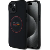 Red Bull PU Leather Red Ring MagSafe Zadný Kryt pre iPhone 13 Navy - Puzdra
