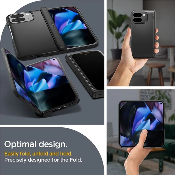 Spigen Slim Armor Pre kryt Google Pixel 9 Pro Fold čierny - Puzdra - Obrázok 3729533a31234533b67fc7d863d7ed97