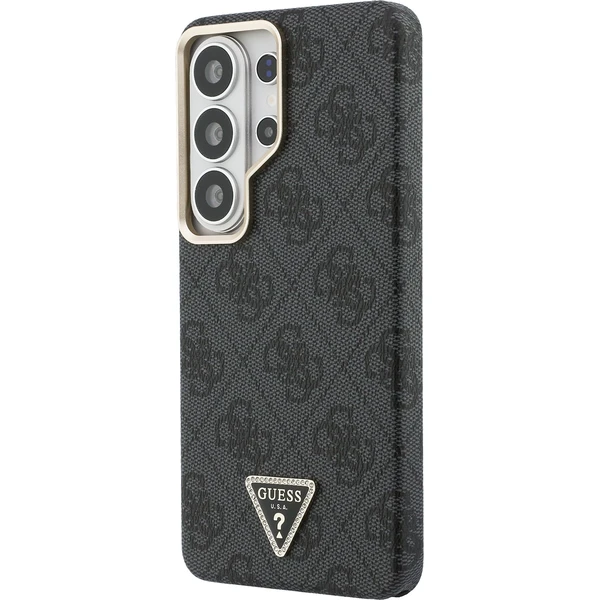 Guess PU Leather 4G Strass Trojuholníkové logo zlatý rám magnetický kryt Samsung Galaxy S26 Ultra si - Puzdra - Obrázok 373246597d974e68bd3ba140fdd27673