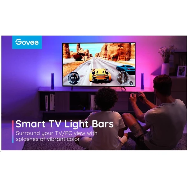 Govee Flow Plus SMART LED TV & Gaming osvetlenie (RGBICWW) - Inteligentné osvetlenie - Obrázok 374a364bab6a44219961c027b5fd9e5d