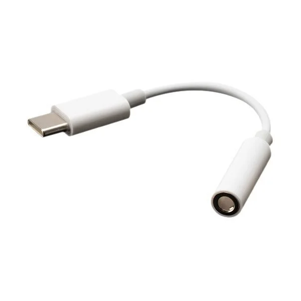 Akasa USB-C/3,5mm redukcia 0,1m biela - Káble a redukcie - Obrázok 375X600301