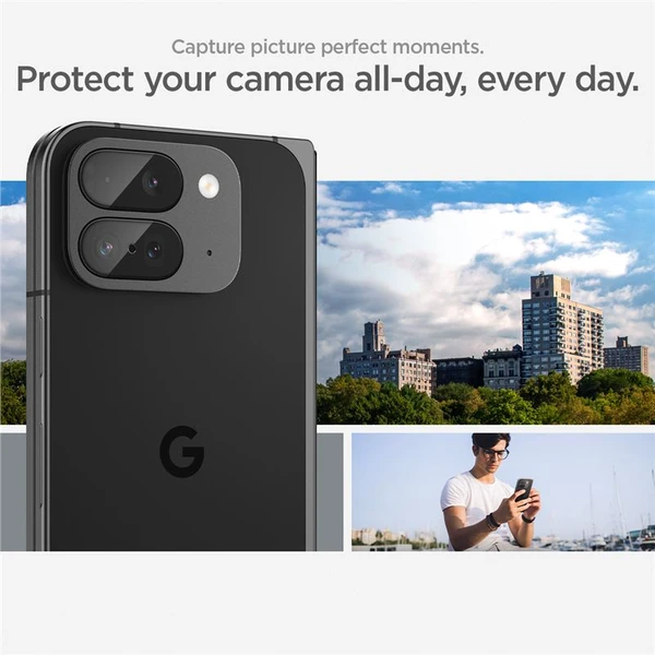 Spigen Glass TR EZ Fit Optik 2 Pack tvrdené sklo na fotoaparát Google Pixel 9 Pro Fold číre - Ochranné fólie a sklo - Obrázok 3762646f223d4d288a50cfd10a2a7725