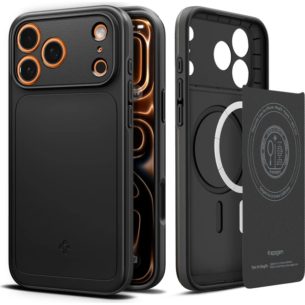 Spigen Thin Fit MagSafe kryt iPhone 18 Pro Max/17 Pro Max black - Puzdra - Obrázok 377f3d3ce61544a48b018a89bee915e1