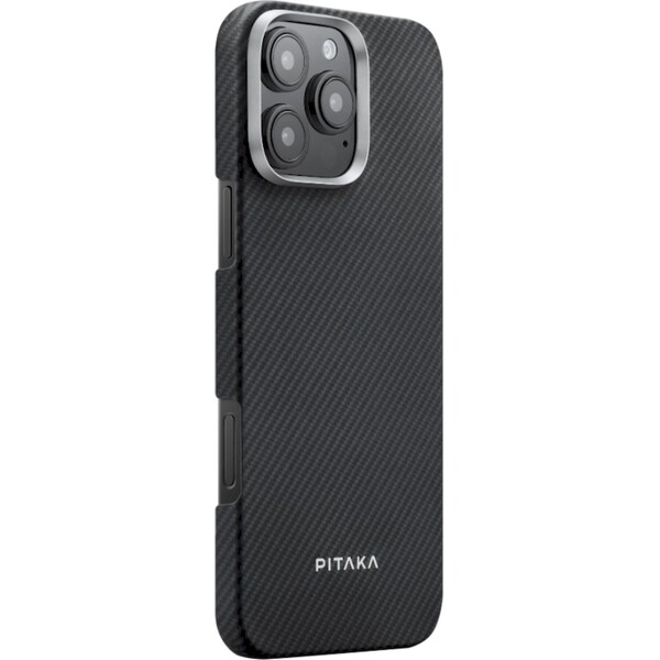 E-shop Pitaka MagEZ Case 5 MagSafe kryt iPhone 16 Pro Black/Grey Twill