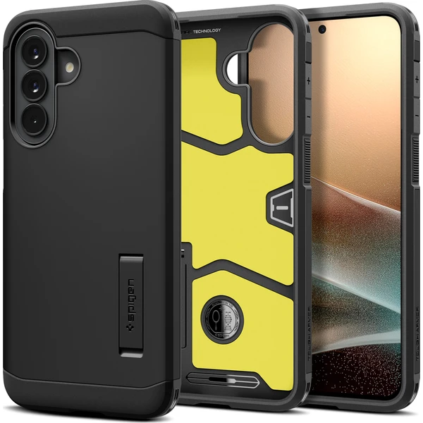 Spigen Tough Armor kryt Samsung Galaxy A57 5G čierny - Puzdra - Hlavný obrázok