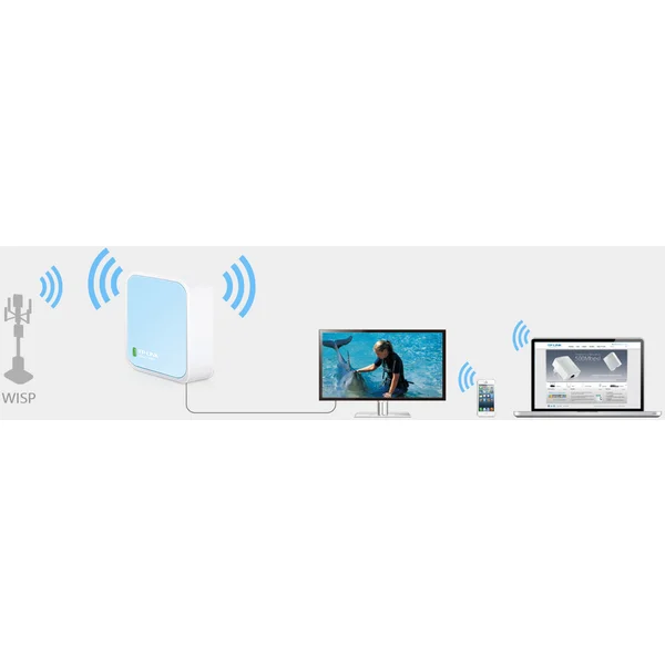 TP-Link TL-WR802N Wi-Fi 4 router modro/biely - Wi-Fi routery - Obrázok 37GFF00101
