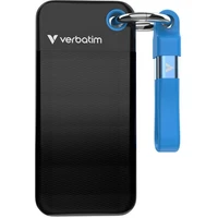 Verbatim Pocket SSD 1TB USB-C čierna/modrá - SSD