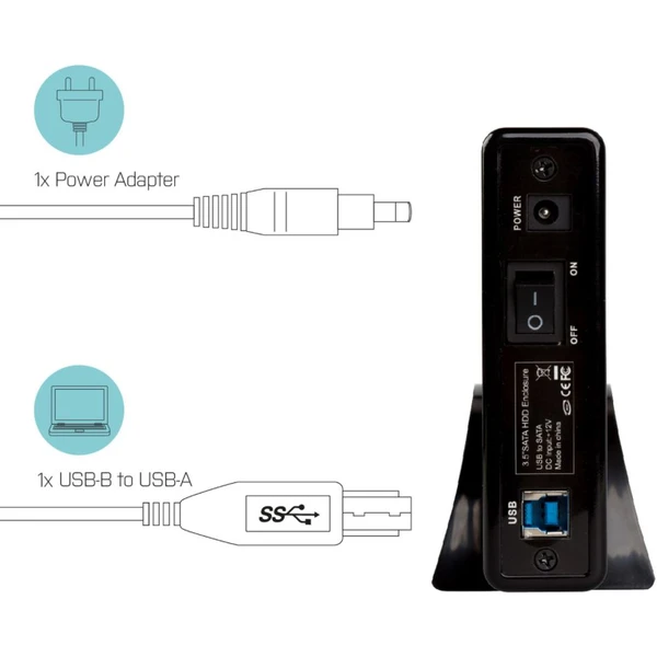 i-tec MYSAFE Advanced 3,5" USB 3.0 hliníkový externý box - Externé boxy - Obrázok 37RWE00101