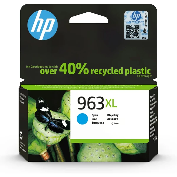 HP 3JA27AE č. 963XL Azúrová originálna - Cartridge - Hlavný obrázok
