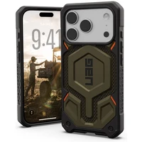 UAG Monarch Pro MagSafe Kevlar kryt iPhone 17 Pro zelený - Puzdra