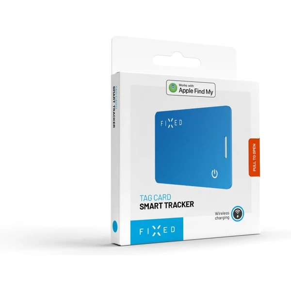 FIXED Tag Card 2 smart tracker s Find My a bezdrôtovým nabíjaním, modrý - Lokátory - Obrázok 37e25134cff240b5b51b37e943c82215