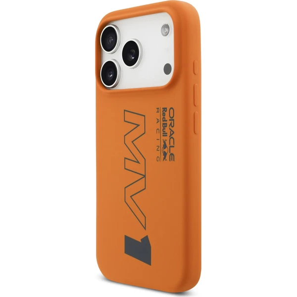Oracle Red Bull Racing Silicone MV1 MagSafe kryt iPhone 17 Pro oranžový - Puzdra - Obrázok 3818fa17ce48443b91c403d2268a658a