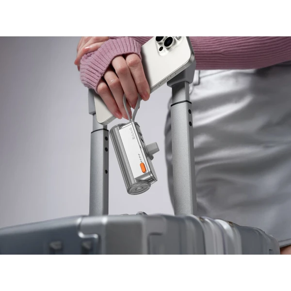 SHARGE Flow Mini 2 USB-C powerbanka (22.5 W) strieborná - Powerbanky - Obrázok 381abc61ddd14b6d8276eb734233cb75