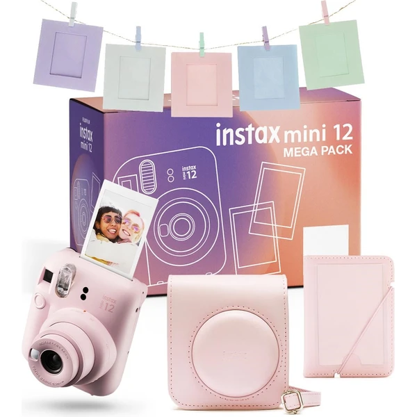 Fujifilm Instax Mini 12 Mega Pack ružový - Fotoaparáty - Obrázok 38222214f3f343619c32d79d3cdd7411