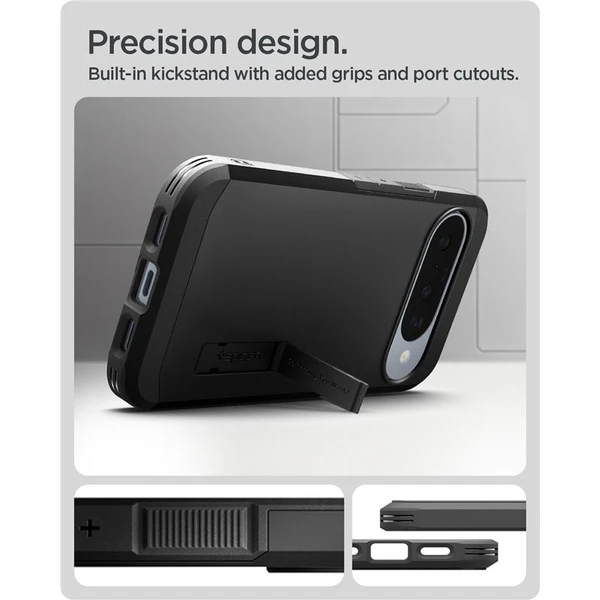 Spigen Tough Armor MagSafe kryt Google Pixel 10/10 Pro čierny - Puzdra - Obrázok 3829414e27554812bb012b7bfb9aaf41