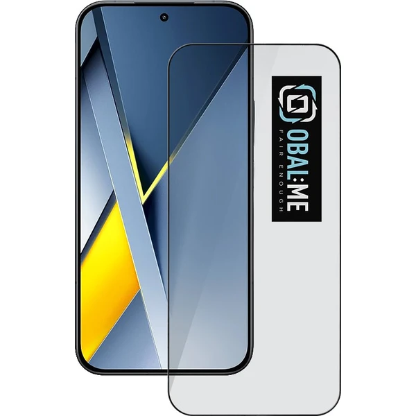 OBAL:ME 5D tvrdené sklo Xiaomi Poco F8 Ultra čierne - Ochranné fólie a sklo - Hlavný obrázok