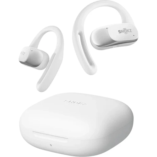 Shokz OpenFit Air Bluetooth slúchadlá biela - Slúchadlá - Hlavný obrázok
