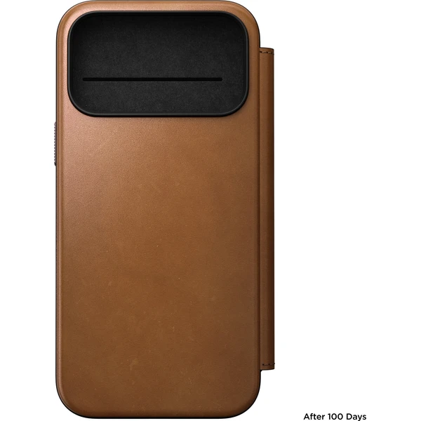 Nomad Modern Leather Folio MagSafe kožené puzdro iPhone 18 Pro Max English Tan - Puzdra - Obrázok 3857ceacf7ea48268c6b7ce78856dac8