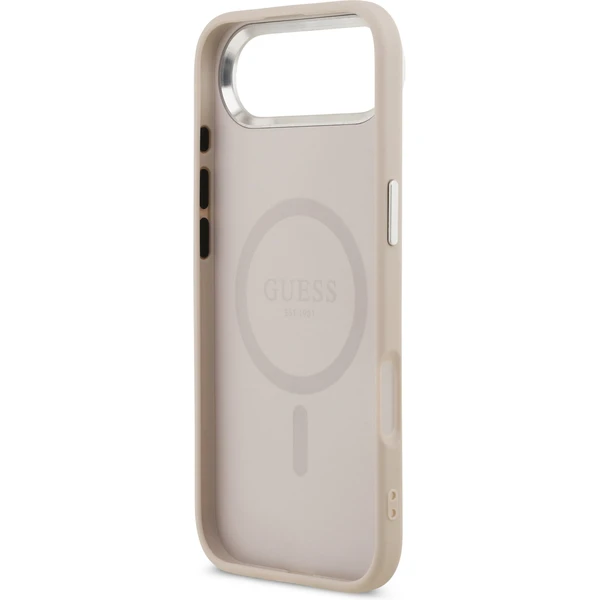 Guess PU Saffiano MagSafe kryt iPhone Air ružový - Puzdra - Obrázok 386fbd394b354e8e972cee7fdd66365b