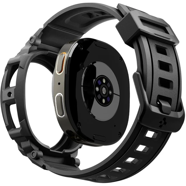 Spigen Rugged Armor Pre kryt s remienkom Galaxy Watch8 (40mm) matne čierny - Puzdra - Obrázok 38740aed730e4f40b224cd226edc51a7