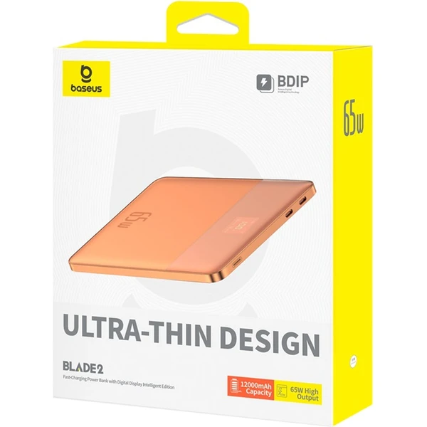 Powerbanka Baseus Blade2 12000mAh 65W oranžová - Powerbanky - Obrázok 38AE000N01
