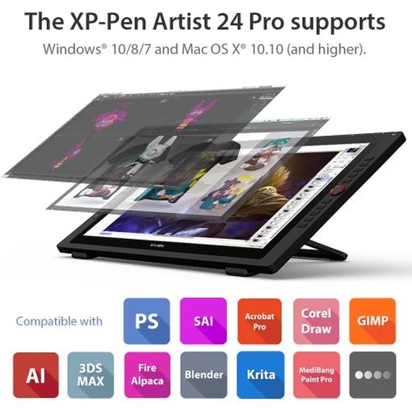 XP-PEN Artist 24 Pro - Grafické tablety - Obrázok 38GK400301