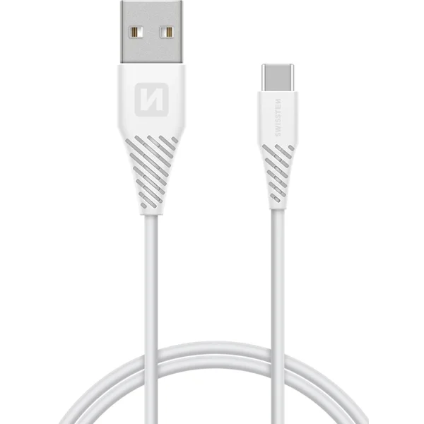 SWISSTEN USB-A/USB-C napájací kábel 1,5 m biely - Káble a redukcie - Hlavný obrázok