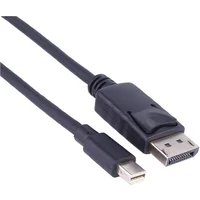 PremiumCord DisplayPort/Mini DisplayPort kábel 2m čierny - Káble a redukcie