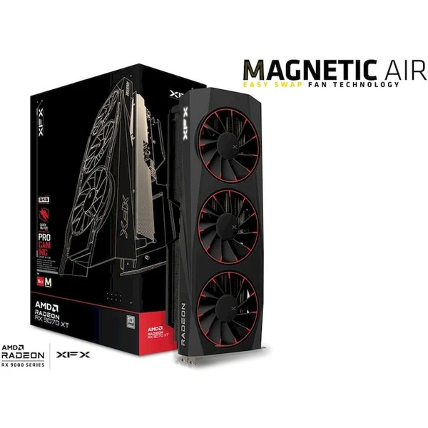 XFX Quicksilver AMD Radeon RX 9070 XT 16 GB GDDR6, Magnetic Air Edition - Grafické karty - Obrázok 38LE000L01