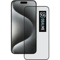 Obal:Me 5D Tvrdené sklo Apple iPhone 15 Pro Max čierne - Ochranné fólie a sklo