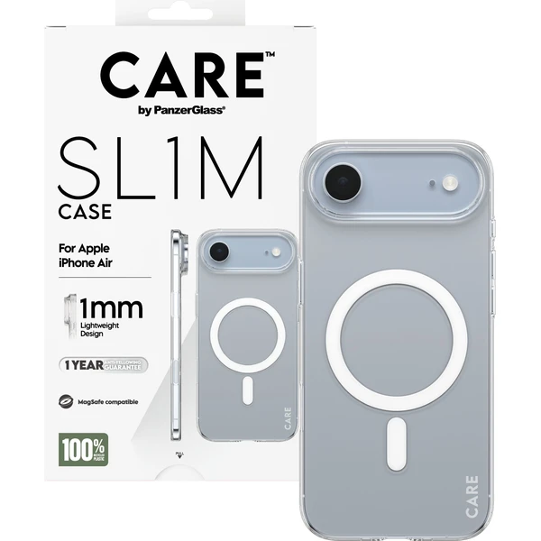 PanzerGlass® CARE SL1M (1mm) MagSafe kryt Apple iPhone Air číry - Puzdra - Hlavný obrázok